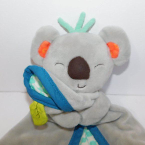 Baby B Gray Blue Koala Security Blanket Infant Lovey nunu - Picture 3 of 5